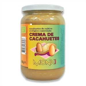 CREMA DE CACAHUETE 650 G MONKI