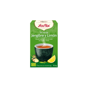YOGI TEA TE VERDE, JENGIBRE...