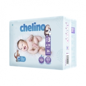 PAÑAL CHELINO LOVE T/3 4-10...